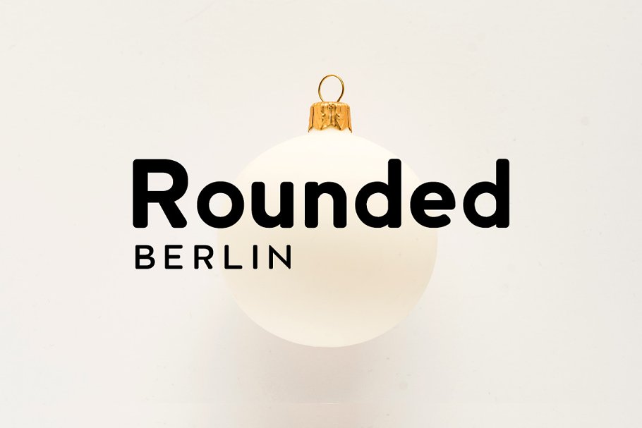 Berlin Rounded Font